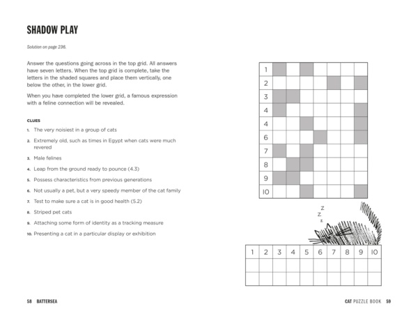 Battersea Dogs and Cats Home - Cat Puzzle Book: Includes crosswords, wordsearches, hidden codes, logic puzzles – a great gift for all cat lovers! - Image 7