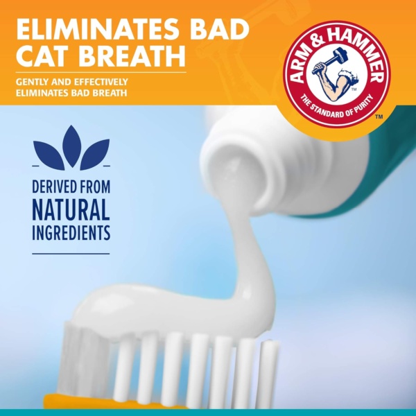 Arm & Hammer For Pets Fresh Breath Dental Kit for Cats, Tuna - Image 2