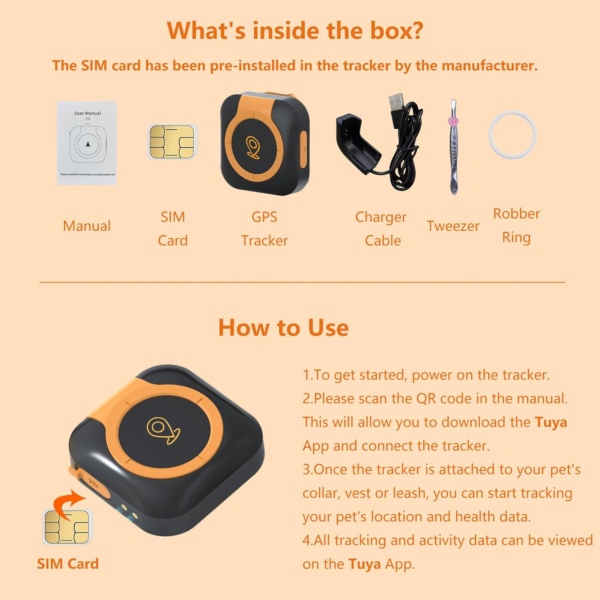 GPS Tracker Health Monitoring for Dogs, GPS Location & Smart Pet Activity Tracker, Works with Any Collar (Android and iOS Universal) - Image 5