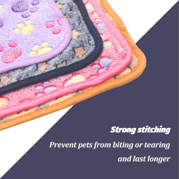 4 Pack Premium Soft Dog Blanket, Fluffy Cat Blanket Washable, Personalised Dog Blanket for Dogs and Cats, Multiple Uses, Easy Care - Image 7