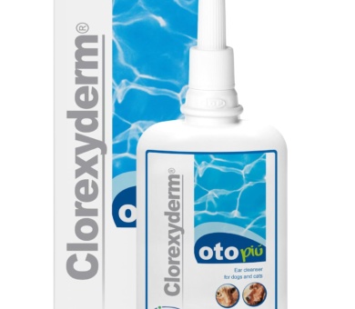 Clorexyderm OTO Piu | Cat & Dog Ear Cleaner Solution | Dog Ear Drops to Stop Wax Build Up, Head Shaking, Discomfort, Ear Odour & Scratching | 150ml