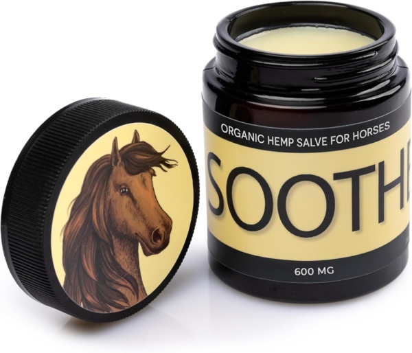 Soothe - Hemp Salve Horse Liniment - Bug Bites & Allergy Support - Soothing Relief for Skin Irritation in Horse