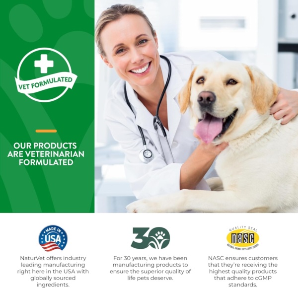 Veterinarian Strength Advanced Probiotics, Healthy Enzymes and PB6 Probiotic Supplement For Your Dogs Stomach, Intestine, Digestion and GI Tract health, Made by NaturVet, 120 Soft Chews - Image 9