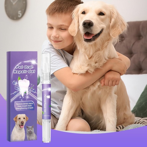 4PCS Pet Gel Pen, Eliminate Bad Breath Oral Repair Gel Pen for Dog Cat - Image 5