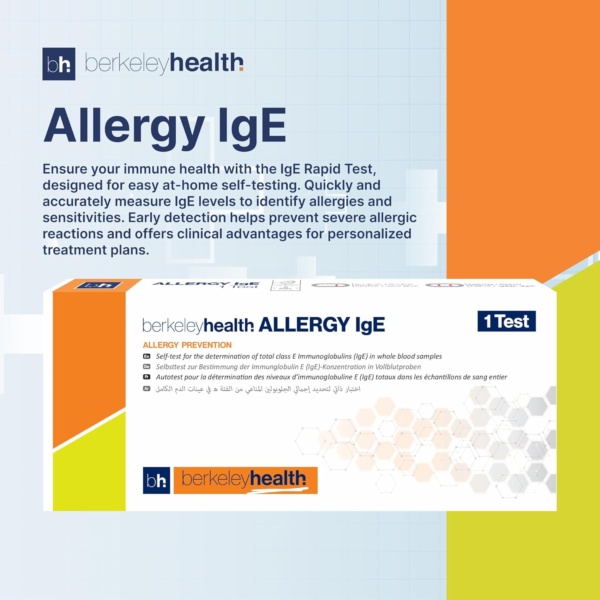 Allergy Self Test Kit - Tests for Allergies (IgE) Dust Mite, Pollen and Dog and Cat Hair - Easy to Follow, Fast & 92% Accurate - Home Testing Set - 1 Pack - Image 2