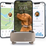 Tractive GPS Dog Tracker | 2025 Edition | Market leader | Real-time location tracking | Escape Alerts | Activity Monitoring | Health Alerts | Bark Monitoring (Brown)