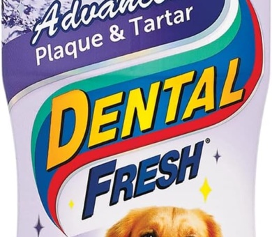 Dental Fresh Water Additive - Original Formula for Dogs - Clinicially Proven, Simply Add to Pet’s Water Bowl to Whiten Teeth, Eliminate Bad Breath, and Improve Oral Health (17 oz)