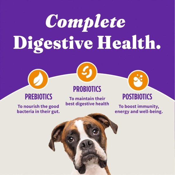 Halo Purely for Pets Holistic Dog Food, Complete Digestive Health Cage-Free Chicken and Brown Rice Recipe, Dry Dog Food Bag, Puppy Formula, 3.5-lb Bag - Image 6