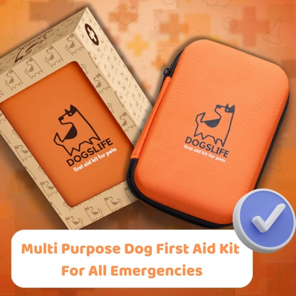 Dog First Aid Kit | Includes Over 40 Health Supplies for Dogs | Multi Purpose Pet Aid Kit For All Emergencies | Travel Sized First Aid For Dogs - Image 7