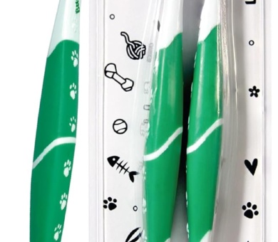Bugalugs Dog Toothbrush & Cat Toothbrush Dual Ended Dog Plaque Remover, Our Dental Dog Teeth Cleaning Products Makes Dog Teeth Cleaning Easier use with Dog Toothpaste & Cat Toothpaste