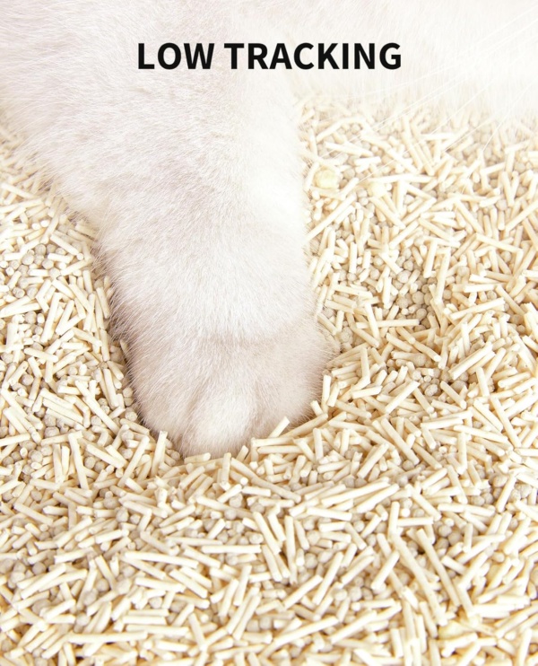 PETKIT Clumping Cat Litter, Mixed Tofu Bentonite Cat Litter with Urine Test Particles, Easy to Use Ultra Absorbent, Odor Control and Flushable, Dust Free, Biodegradable, 2 Packs/4.8kg - Image 7
