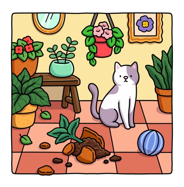 Cat Moments: Meow Life Coloring Book for Adults and Teens (Cat & Dog Coloring Book) - Image 3