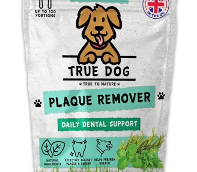 Plaque Remover 200g | Tartar & Plaque Off Powder for Dogs & Cats, Easy to Use, 100% Natural Bad Breath & Dental Care Formula, Up to 100 days supply