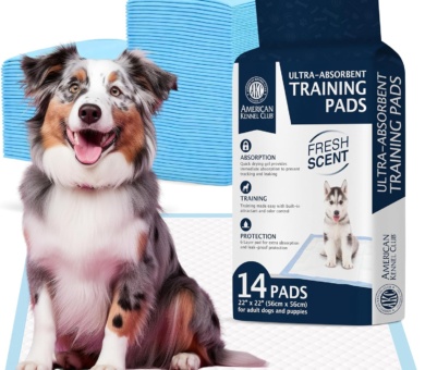 Puppy Training Pads with Ultra Absorbent Quick Dry Gel – 22 x 22 Pee Pads for Dogs - 14 Count (Fresh Scented)