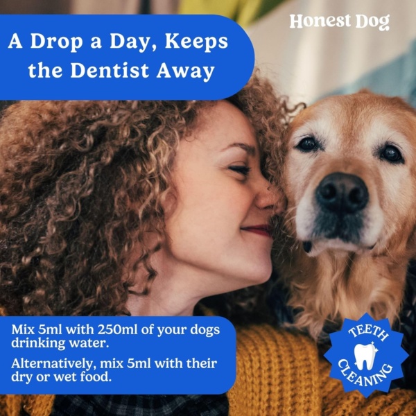 Dog Dental Formula for Water - Dog Breath Freshener in Water - Vet Formulated Dog Mouthwash - Pet Plaque Remover - Easy Daily Use Formula - Dog Teeth Cleaning Products by Honest Dog Co - Image 6