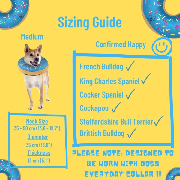 Inflatable Dog Collar | Super Comfy Recovery Collar for Medium Dogs (Blue) - Image 7