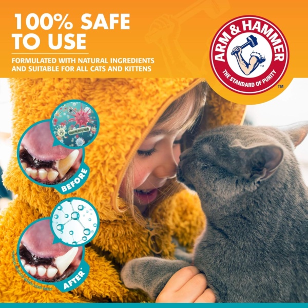 Arm & Hammer For Pets Fresh Breath Dental Kit for Cats, Tuna - Image 4
