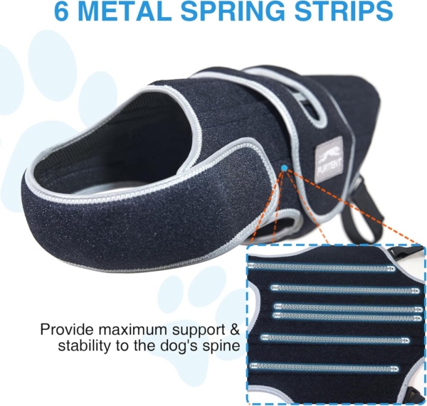 Back Bracer in Large Dogs for IVDD, Arthritis, Spinal Surgical Recovery for Beagle, Dachshund, Reflective Frame Support Harness for Back, Keeps The Back Stable Adjustable Pet Hip Brace Support - Image 3