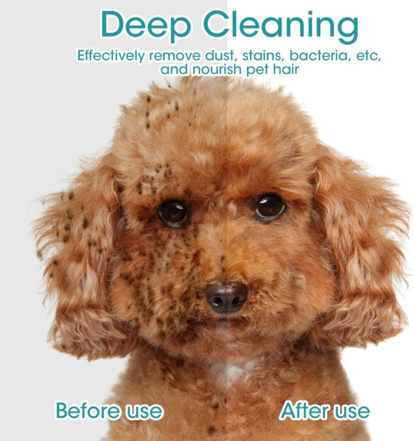 18 Pieces Pet Wipes for Dog and Cat Cleaning Gloves Deodorizing Hypoallergenic Grooming Wipes for Fur Face Paws Ears Butt,Waterless Wash Free Pet Glove Wipes for Daily Care & Traveling - Image 4