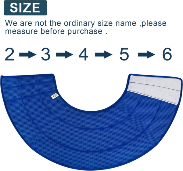 Breathable Mesh Elizabethan Collar, Soft Adjustable E-collor For Pet Dogs Cats Rabbit Quicker Healing Anti-Bite Anti-Lick Easy Eat and Drink(Blue) - Image 6