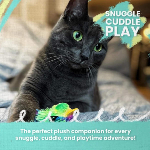 SnugArooz Catnip Toy Bundle - Kitty Avocato - Starfish and Seahorse 2pk with Patch Repair - Fun & Engaging Toys for Cats - Image 6
