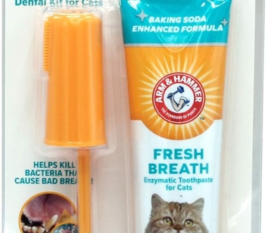 Arm & Hammer For Pets Fresh Breath Dental Kit for Cats, Tuna