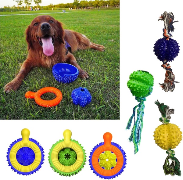 Durian Chewing Ball for Dog Promote Health and Slow Feeding with Unique Knotted Designs for Outdoor - Image 5