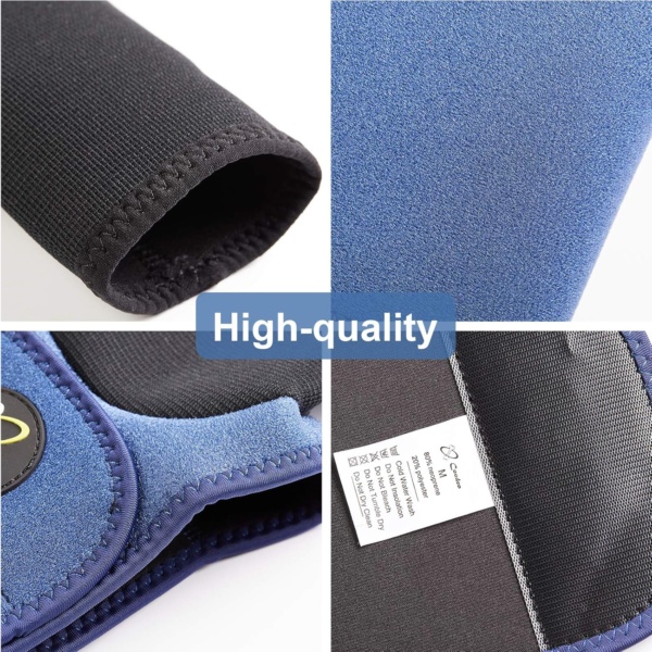 Coodeo Dog Recovery Suit, Cone Collar Alternative, Abrasion Resistant Dog Recovery Sleeve, Washable 2.5mm Thick and Waterproof, Pet Wounds Prevent Licking, Bite, Being Wet and Infected (S) - Image 6