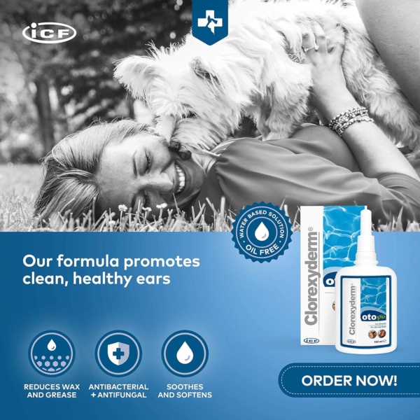 Clorexyderm OTO Piu | Cat & Dog Ear Cleaner Solution | Dog Ear Drops to Stop Wax Build Up, Head Shaking, Discomfort, Ear Odour & Scratching | 150ml - Image 6